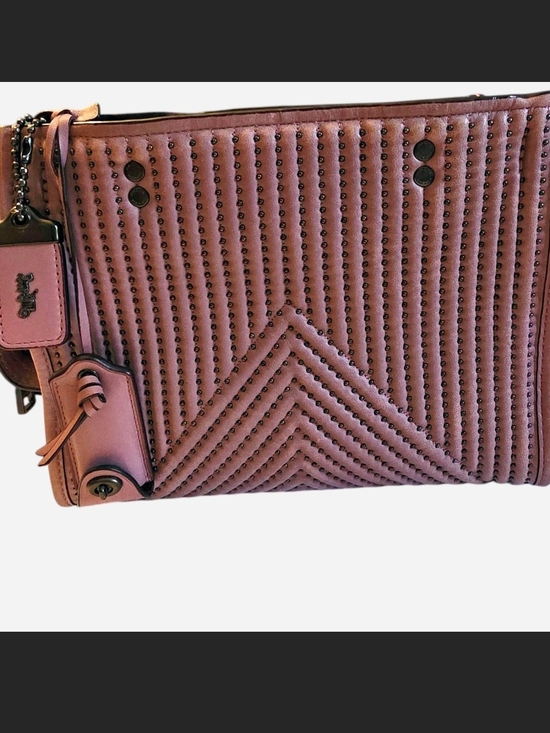 Coach Handbags - Coach 1941 ROGUE 25 Dusty Pink And Gunmetal